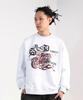 Mix J Bike Crewneck (White Melange)