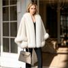 Womens Faux Fur Coat Winter Loose Elegant Jacket Daily Wear