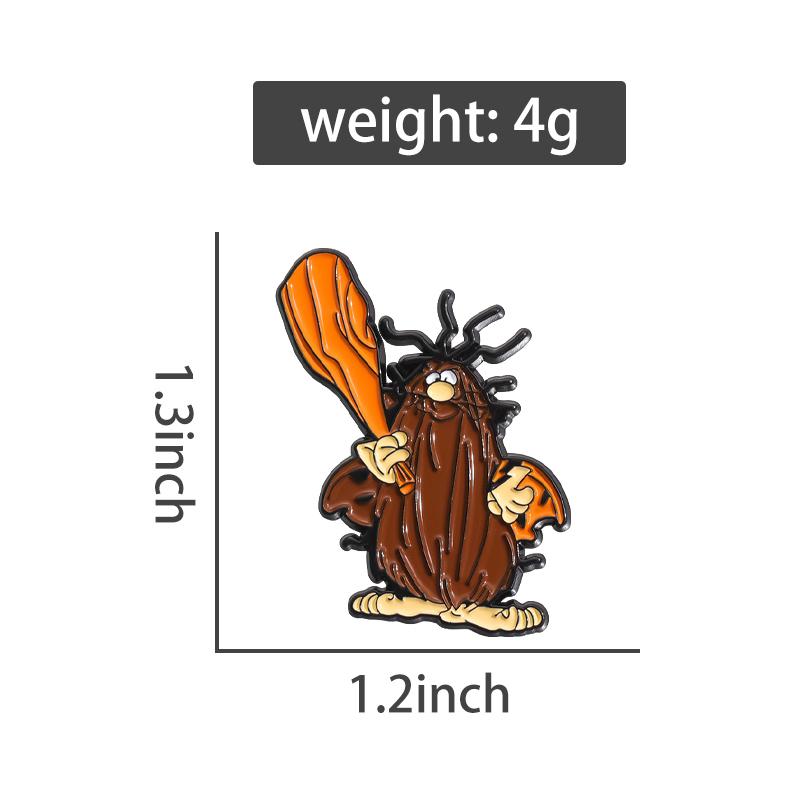 Anime Movie Characters Enamel Pins Custom Cute Monster Brooches Lapel Badges Clothes Cartoon Animal Jewelry Gift for Friends