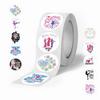 Personalized Waterproof Dance Tape Rolls - 500 Sheets/Roll for DIY Decoration on Phones and Water Bottles.