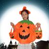 Children's 3D Halloween Pumpkin Candy Bag - Non-woven Handheld Gift & Costume Accessory