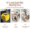 Pet Drying Box Portable Foldable Pet Dry Room Pet Hair Dryer Clean Grooming House Hands-Free Dryer Cage for Cats/Dogs
