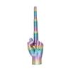 3D Printed Retractable Middle Finger Telescopic Middle Finger Figurine Stress Relief Toy Home Office Living Room Desktop Decoration Ornament Gag Gift