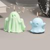 Silikonformen 3D Geister Kerzenformen Halloween Formen Handgemachte Bastelbedarf Backformen Harzform für Kerzenherstellung