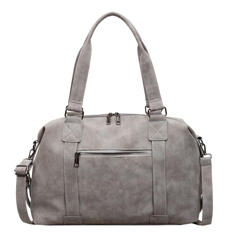 Casual large-capacity travel tote bag women's 2025 new fashion retro handbag shoulder messenger bag