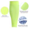 1Pair Mumian Sport Training Shin Pads Calf Sleeves Breathable Protective Gear Fluorescent GreenS