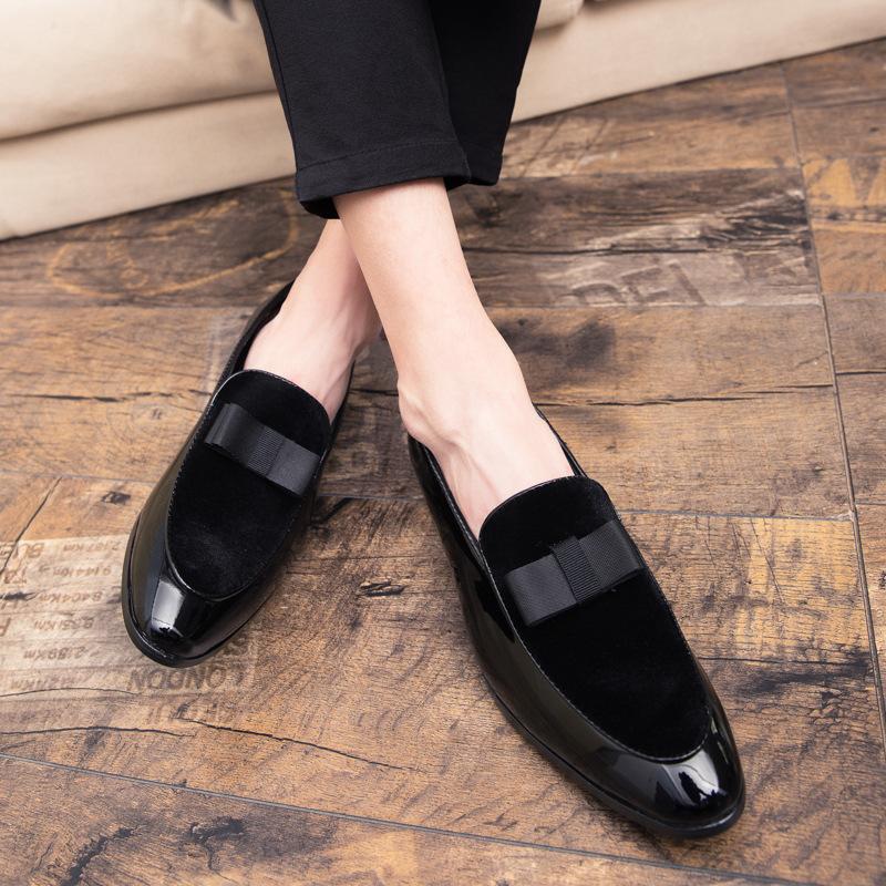 Men's Shoes Autumn British Retro Casual Shoes Versatile Hair Stylist Small Leather Shoes Formal Business Large Size Single Shoes Men