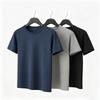 3PCS Summer Cotton T-shirt Men Women T-shirts Fashion Harajuku Short Sleeves Solid Color Tops