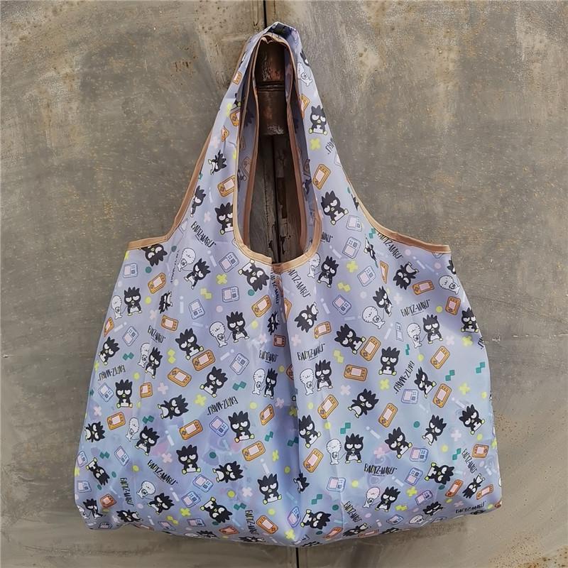 Eco-friendly Foldable Shopping Bag – Japanese & Korean Cartoon Design, Portable and Sturdy