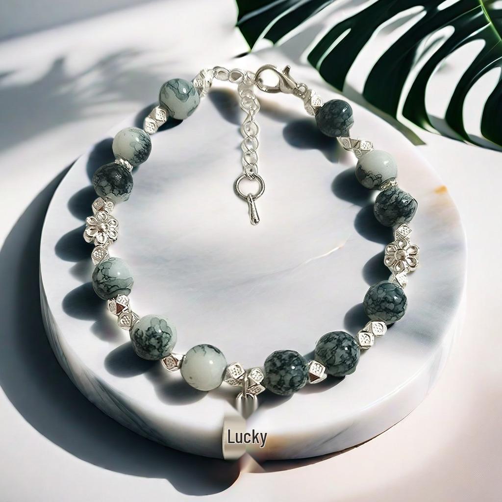 Cat's Eye Moonstone Butterfly Bracelet for Women – Trendy, Versatile Beaded Design, Perfect Student Gift