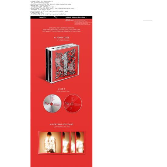 WOODZ 1. Studioalbum - Archive. 1 (Juwel Ver.)= R 2026-03-04