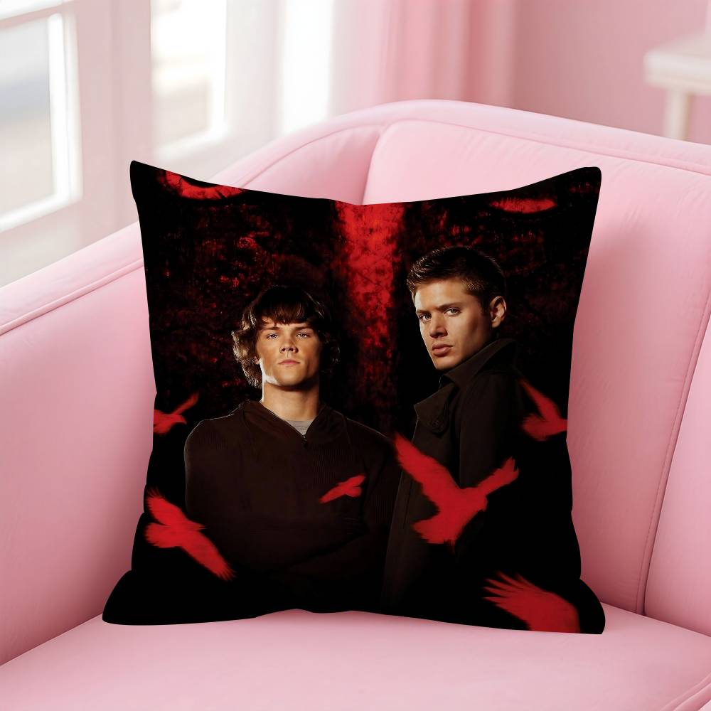 Tv Series Supernatural Pillow Cover Sofa Cushion Cover Home Room Decoration Children Gift