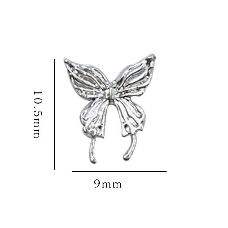 2025 Fashion 3D Butterfly Wing Nail Art Accessories for Women