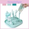 Rack Baby Bottle New Dry Bottle Drain Drying Racks Blue Pink Baby Bottle Cleaning Dryer Drainer Storage Drying Rack