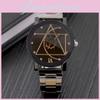 Stylish Quartz Alloy Band Couples Watch Fashionable Design For Men And Women