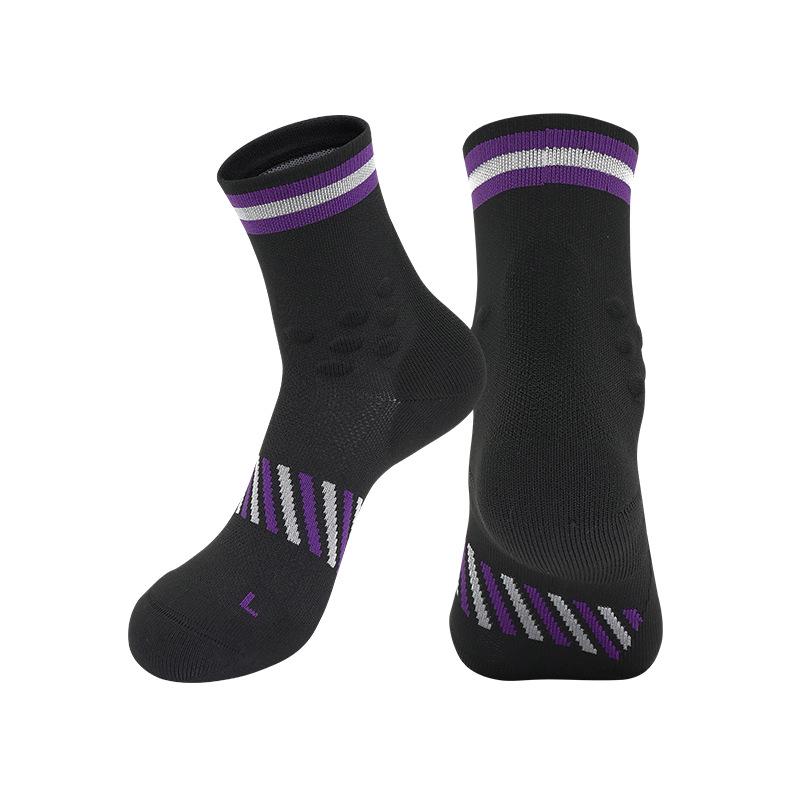 Unisex Quick-Drying Breathable Mid-Calf Hiking & Marathon Socks
