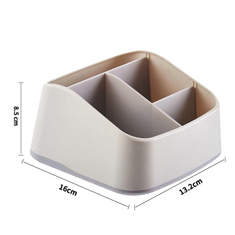 1pc Remote Control Holder Desktop Storage Box Tv Remote Control Phone Trapezoidal Basket Stationery Organizer Case Home Hotel