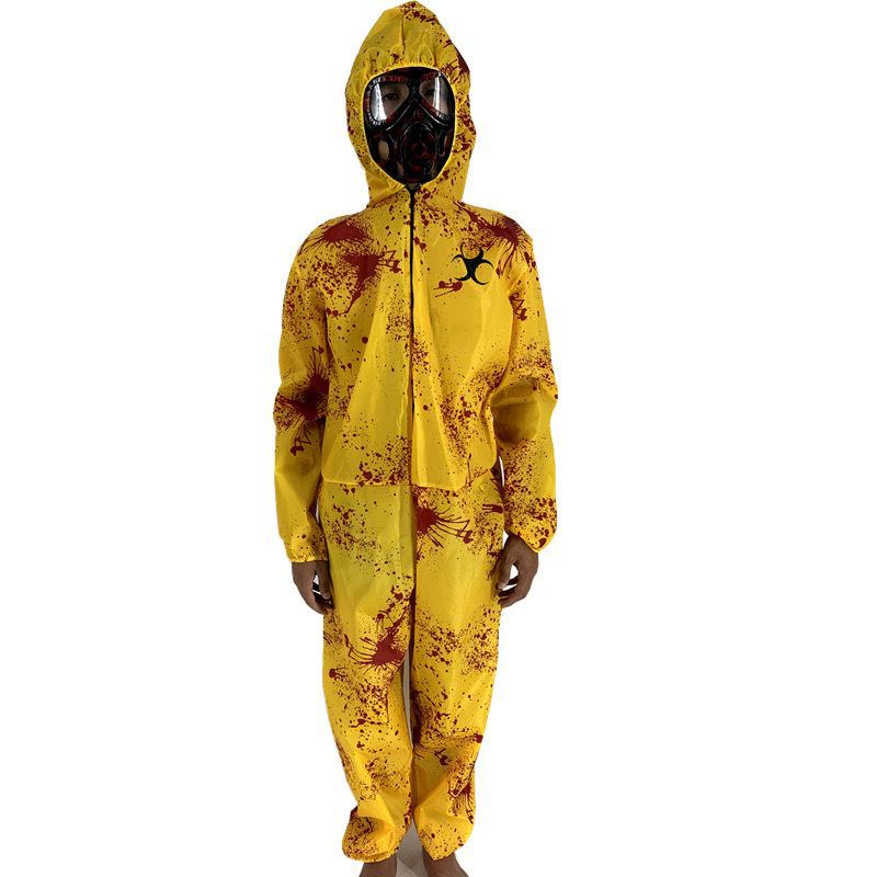 Costume da Zombie Biohazard per Adulti e Genitori-Figli per Halloween Role-Play