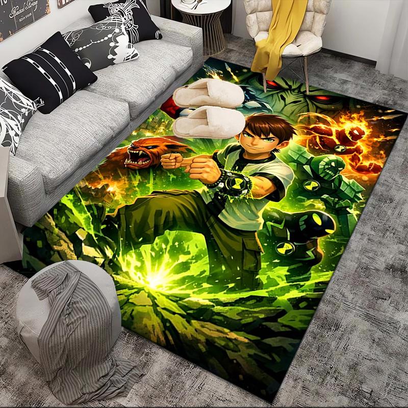 Ben Alien Force Area Rug Suitable for Indoor And Outdoor,Carpets for Kitchens, Homes, Offices, Living Rooms,Home Decor,Christmas Gift