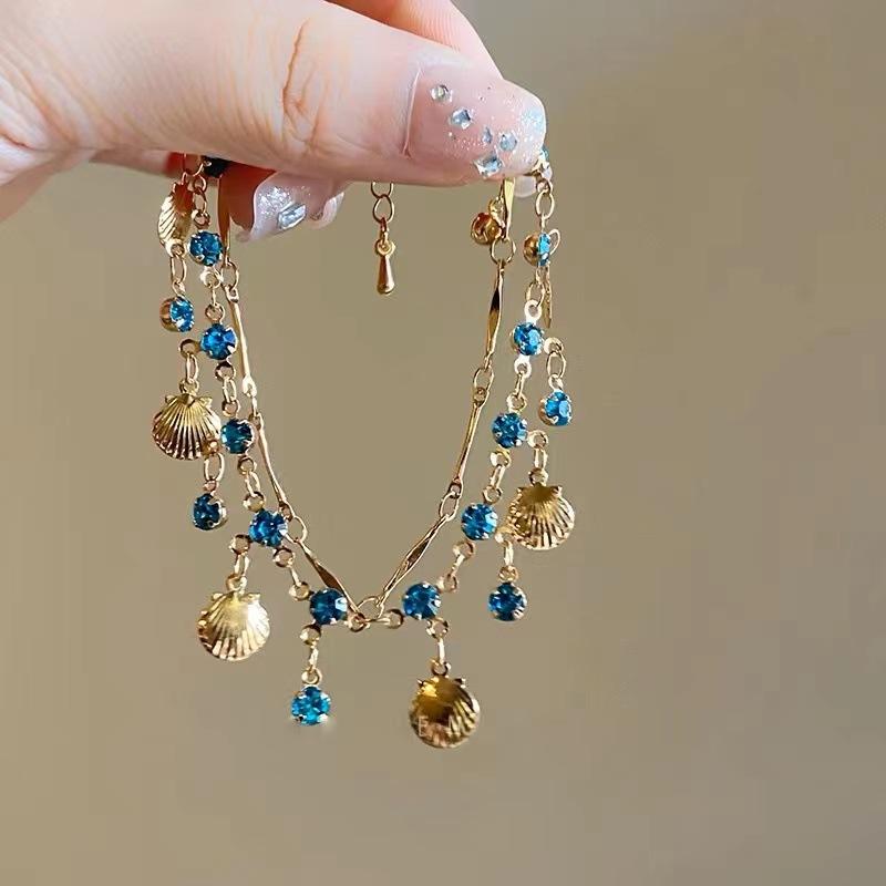 Unique Handcrafted Turquoise Alloy Bracelet Delightful Cute Style Women For
