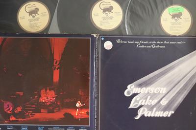 LP Record EMERSON LAKE & PALMER - Welcome Back My Friends MC3200 MANTICORE 1974 US Rock Used