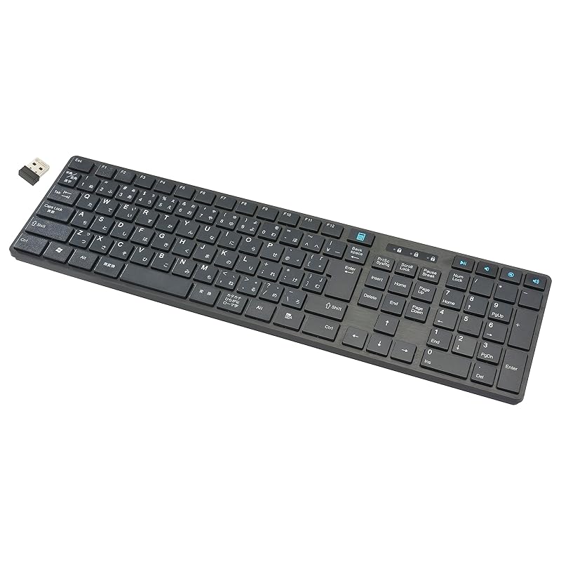 

Ohm Electric PCGEAR keyboard computer wireless Bluetooth wireless wireless keyboard black PC-SKW41 K 01-3515 OHM