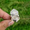 Womens day Deal Golden Rutile Gemstone 925 Sterling Silver Bird Statement Ring