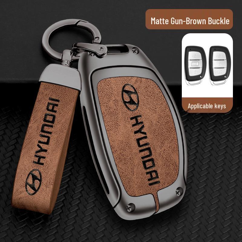 Originální kožené pouzdro na klíče Beijing Hyundai pro ix35, Elantra, Reina, Mistra, Verna, Lafesta, Tucson