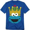 Sesame Street Unisex Adult Cookie Monster Nutcracker Christmas T-Shirt