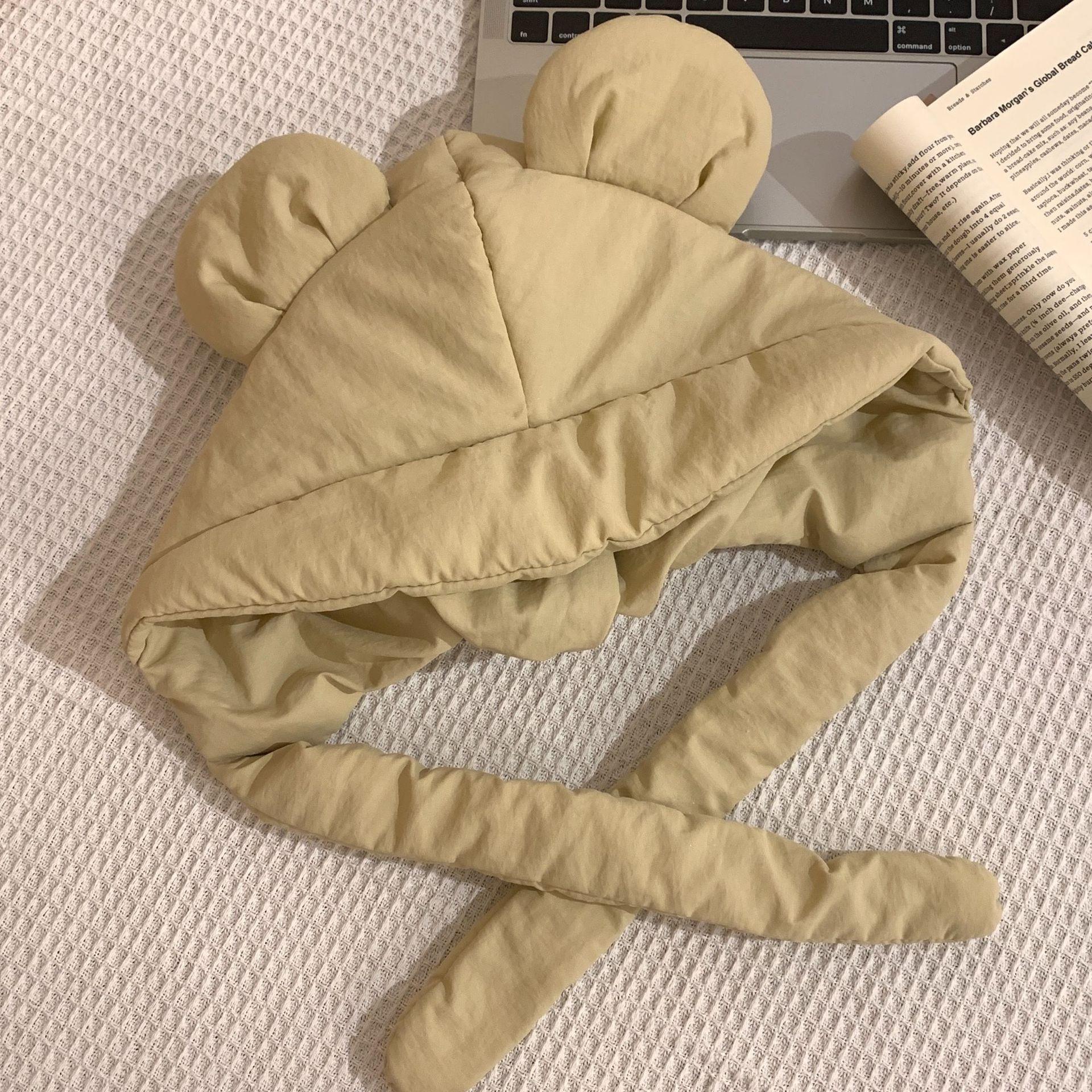 

Lightweight Warm Winter Mouse Ears Sherpa Hat For Women Perfect For Cycling And Activities Outdoor світлого кольору хакі