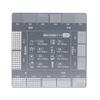 Coffee Grind Reference Card 16 Coffee Grind Size Precision Guide Chart Stainless Steel Outdoor Camping Coffee Ground Measuring Ruler Tools