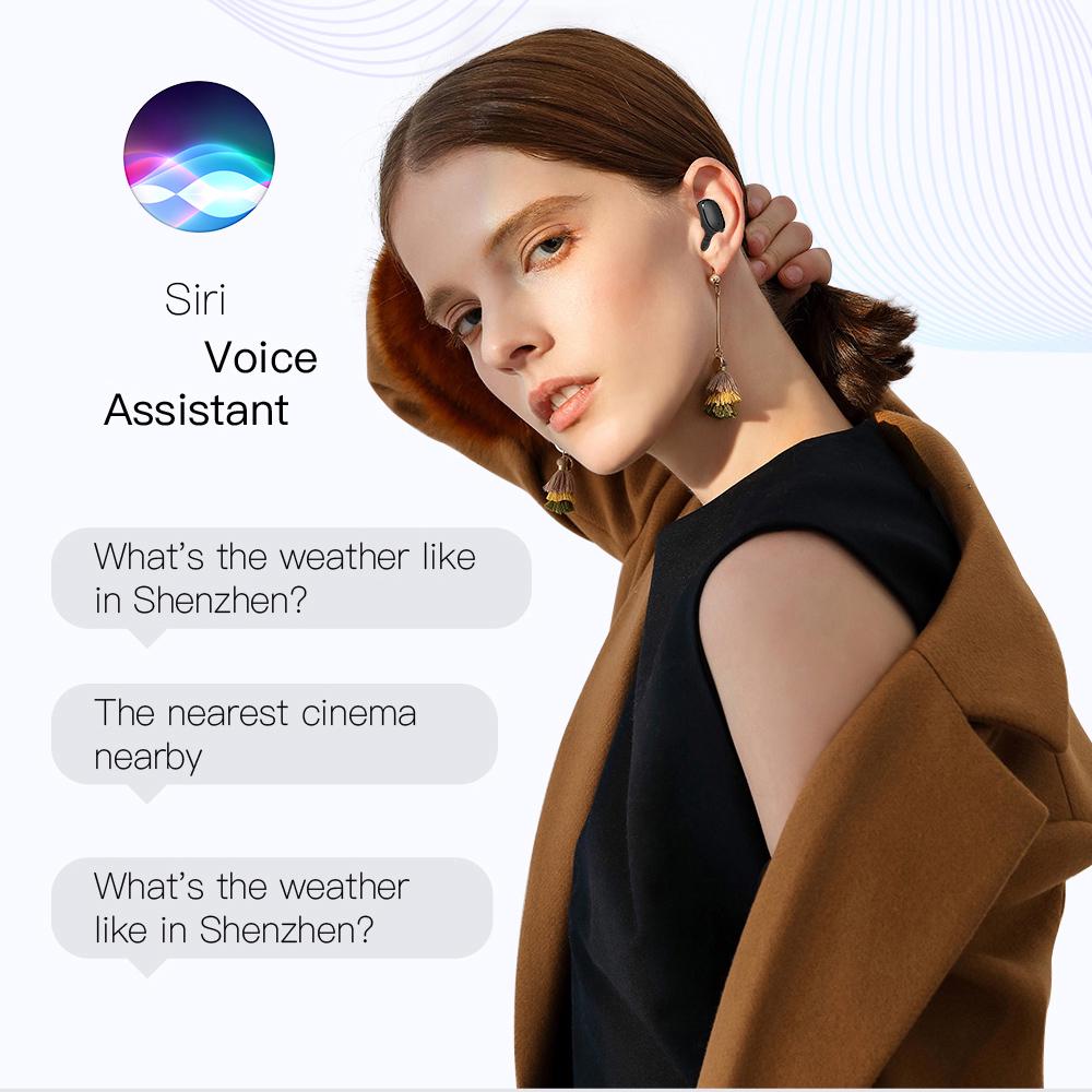 E6s Tws Fone Bluetooth-compatible Earphones Wireless Hands Free Noise Cancelling Headset Compatible For Xiaomi Redmi