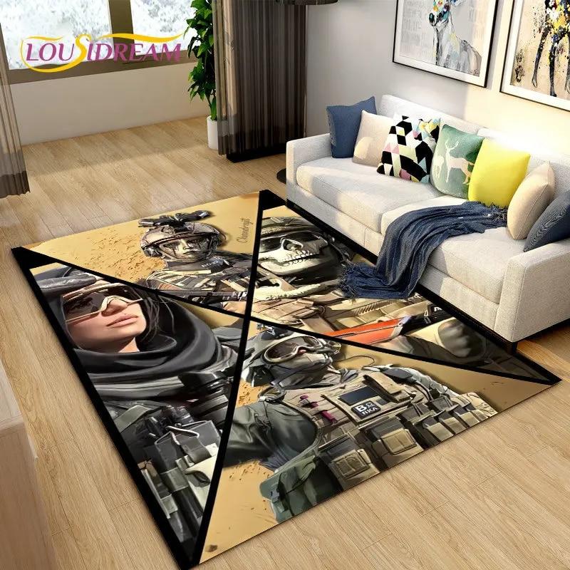 COD, Call of Duty Game ,Gamer Area Rug,Carpets Rug for Living Room Bedroom Sofa Doormat Decoration,Kids Play Non-slip Floor Mat