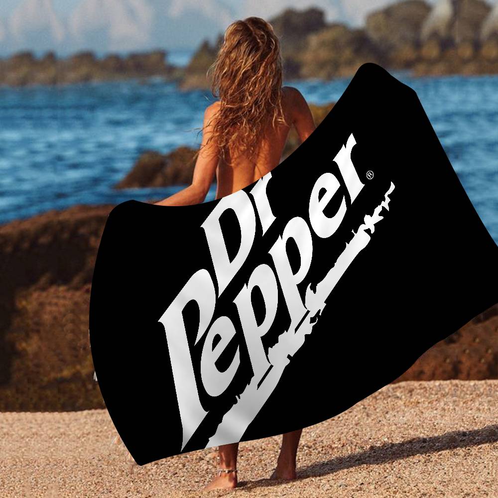 Jmg Household Supplies D-Dr P-Pepper Cartoon Microfiber Blanket Quick Drying Beach Towels Oversized Printing Super Absorbent Pool Towel Blanket