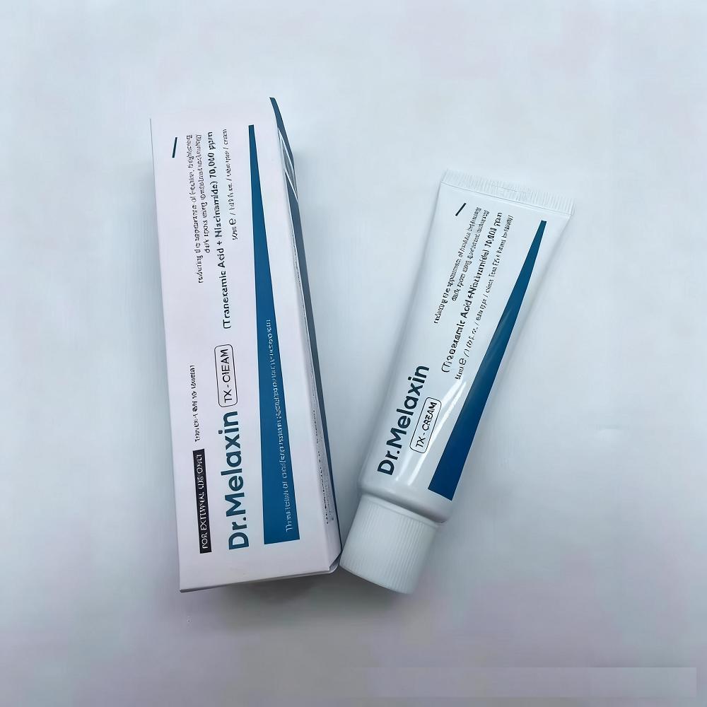Dr. Melaxin Skin Care - White & Black Rice Exfoliating Hydrating Essence, Pore Shrinking, B12 Cream, Eyecream, Kojic Acid Spray