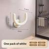Suction Cup Slipper Hanger Multifunctional Wall Mounted U-Shaped Bathroom Storage Organizer Slipper Storage Rack