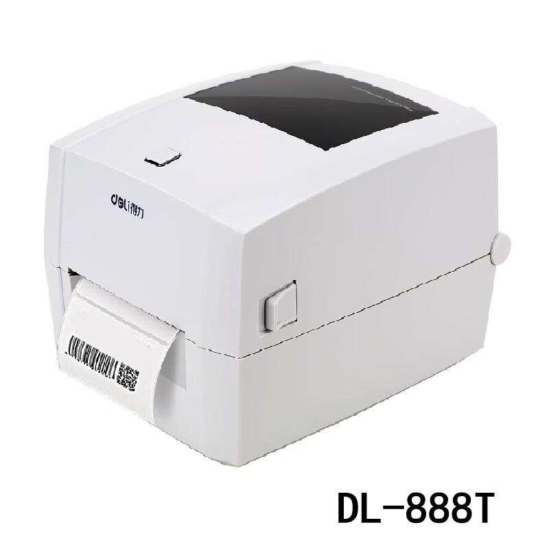 Deli DL-888T 108mm Thermal Transfer Barcode Label Printer CN plug (adapter included)