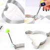 Stainless Steel Fried Egg Shaper Mould Maker Breakfast Baking Pancake Mold Creative Cake Tool Baking Cooking Kitchen Gadgets