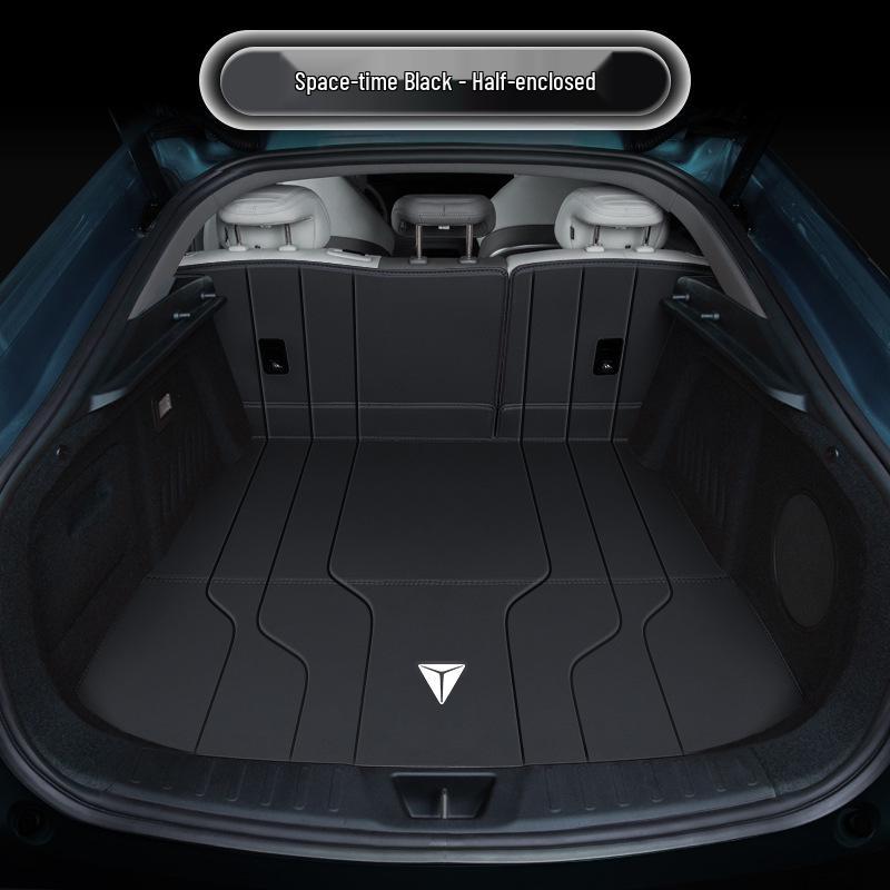 Deep Blue 2026 Full Coverage Leather Trunk Mat for Tail Box Interior Modification