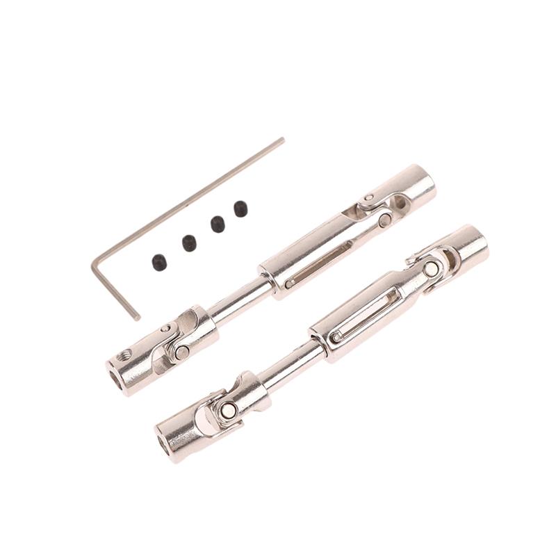 1Pair Mn99S/Mn98 Rc Car Drive Shaft Metal Nylon Rc Truck Drive Shaft For Rc Car Model Modification Upgrade Accessories