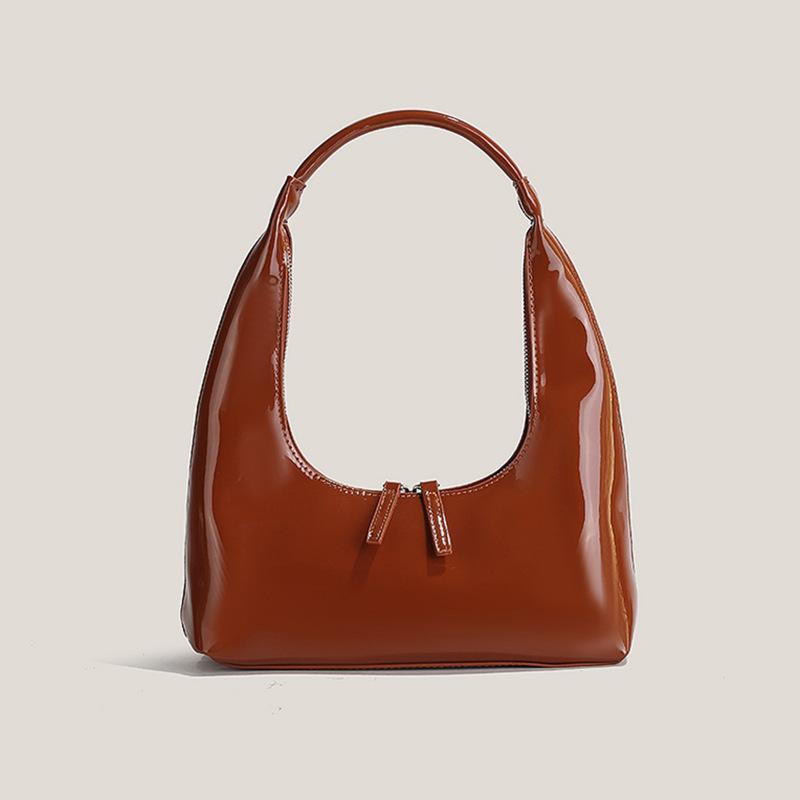 Leather Dumpling Bag Ins Niche Design Shoulder Handbag Autumn and Winter Retro Underarm Bag Female