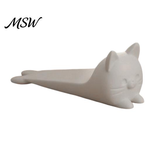 Boden-Türstopper 3D-gedruckter liegender Katzen-Türstopper, Dekorative Kätzchen-Keile, Tierischer Anti-Rutsch-Teppich-Türstopper für Zuhause Wohnzimmer Schlafzimmer Form