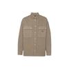 Shirts Men's Khaki Pointed Collar Moderate Other GEC088-13B3-F0572-S-232