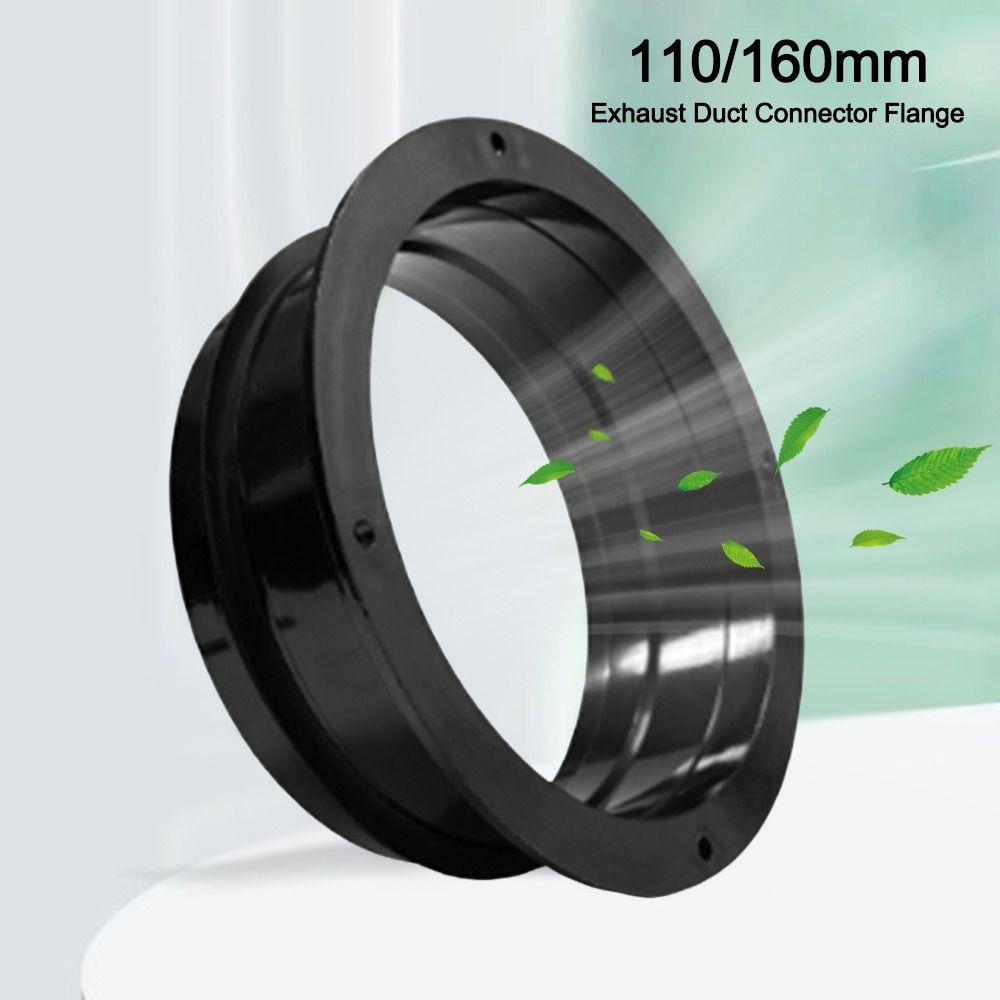 ABS PVC Pipe Flange Joint Black Sealing Ring Flange High Quality Pipe Air Vent Connector  Kitchen