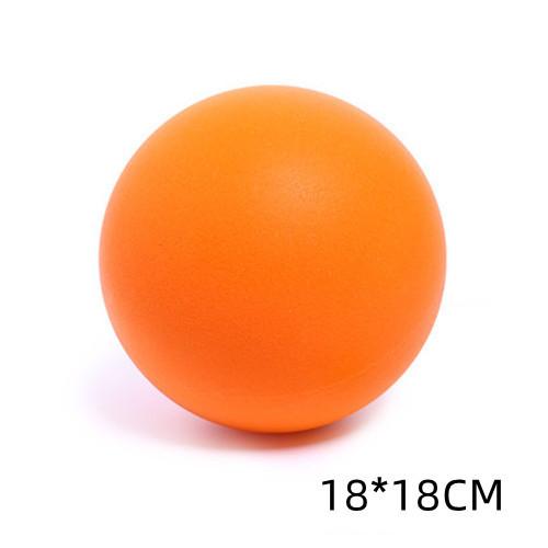 

18CM Mute Ball Дитяча вулична іграшка Тверда губка М’який еластичний м’яч Дитячий м’яч для занять спортом у приміщенні М’яч для зменшення шуму Розвиваючі ігри помаранчевий