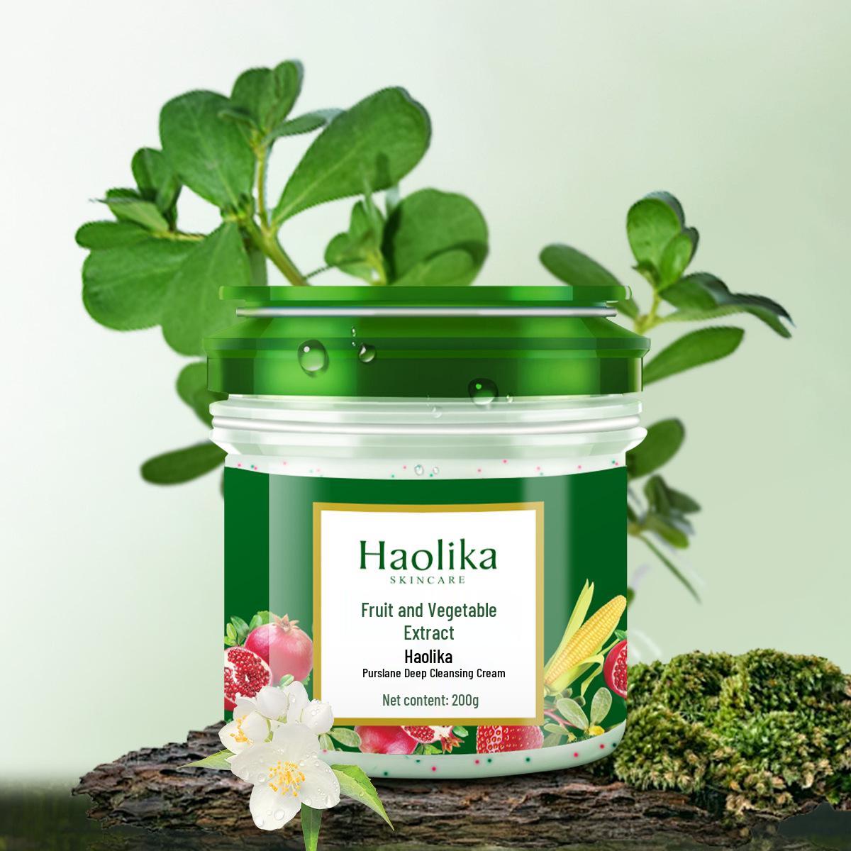 Holika Holika Очищающий крем 3-в-1 с овощами для пор, черных точек, массажа и снятия макияжа Holika Holika Wild Tea Cleansing Cream
