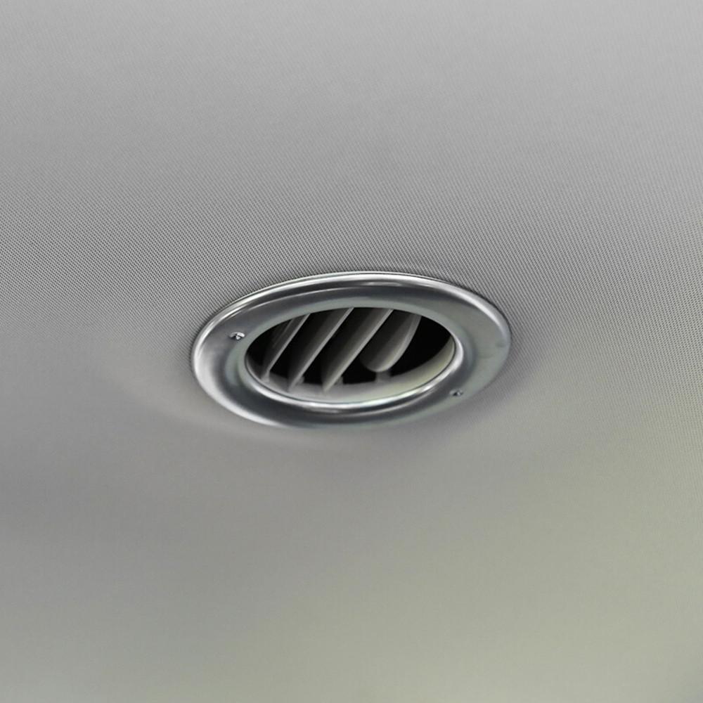 For Ford Edge 2015 2016 2017 ABS Plastic chrome Car Styling Interior Accessories Car Roof Air Vent outlet panel Frame Cover Trim