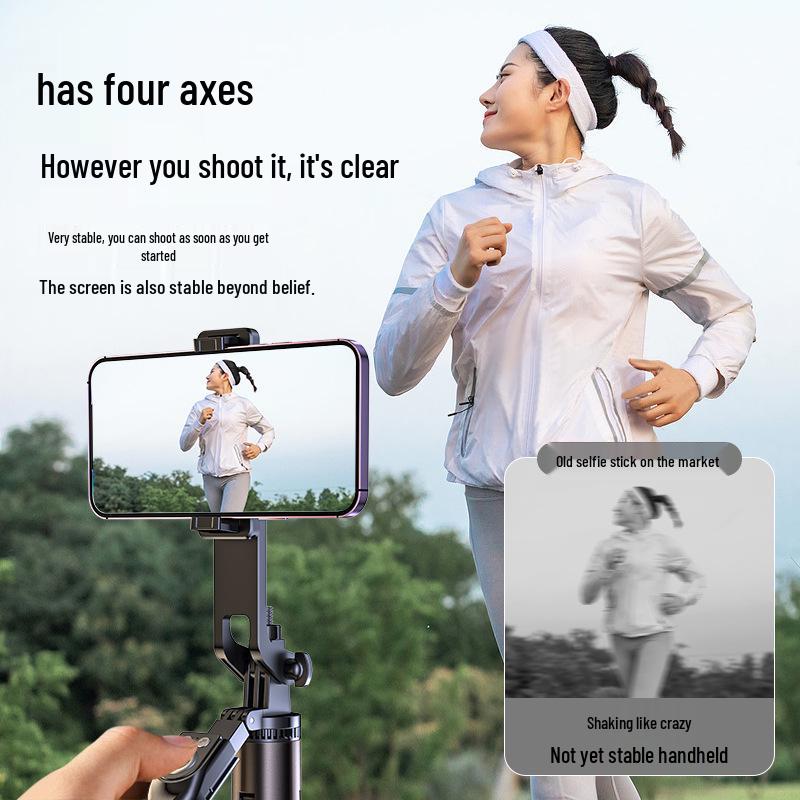 Ultra-Stable Anti-Shake Selfie Stick & Tripod for Travel, Vlogs, and Live Streaming