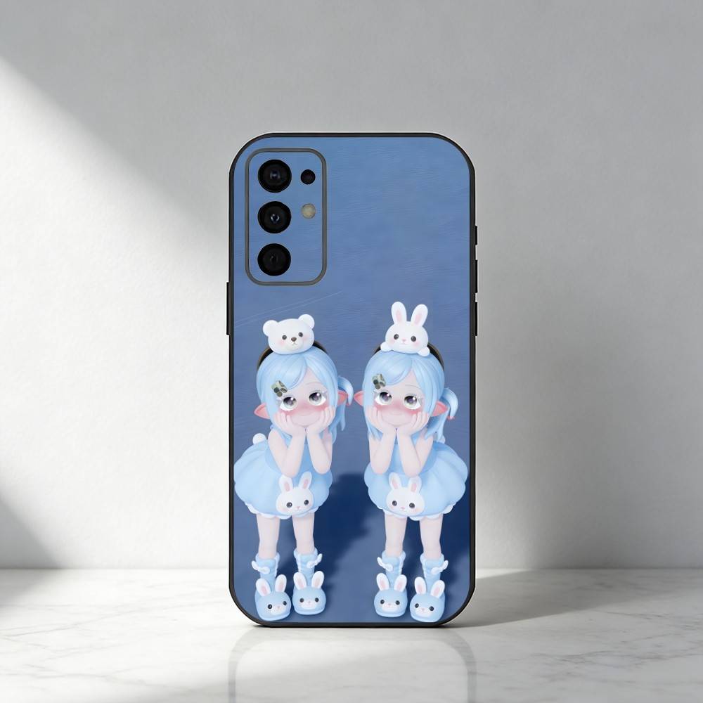 H-Heartopia Couples Print Phone Case For Samsung S25,S24,S21,S22,S23,S30,Ultra,S20,Plus,Fe,Note,5G Black Cover Samsung S21Ultra