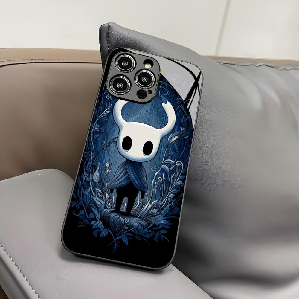 Game The Hollow Knight Phone Case for Iphone 17 Air 16 15 14 12 11 13 Pro Max Mini X Xr Xs Puls Black Glass Cover